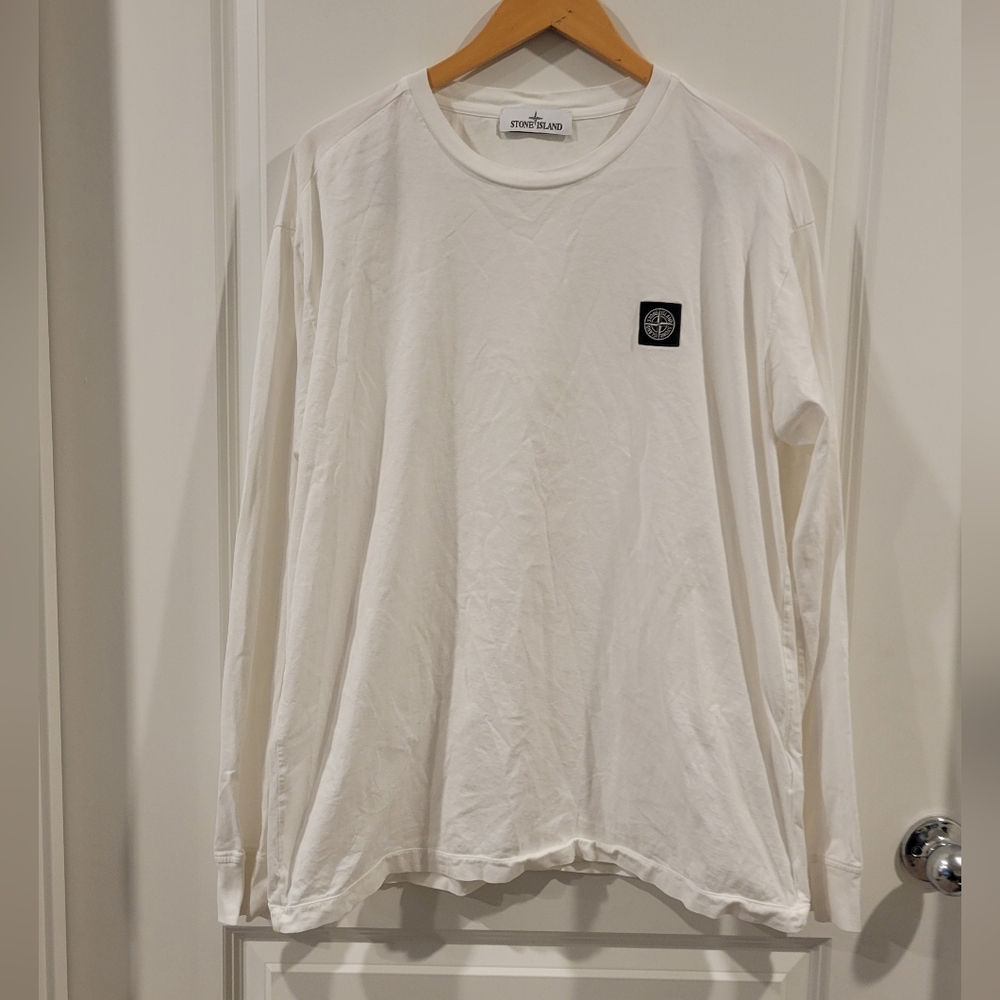 Stone Island Logo Patch Long Sleeve Size XXL
